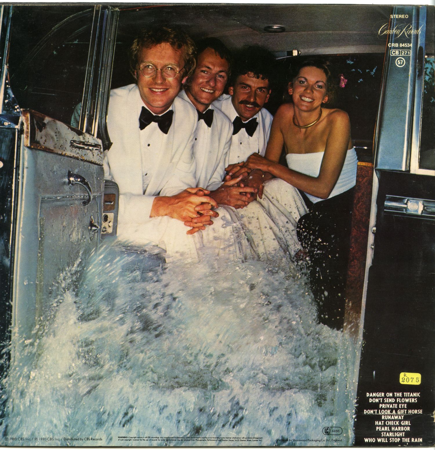 SAILOR『DRESSED FOR DROWNING』（1980年、Calibou Records）アルバムジャケット02
